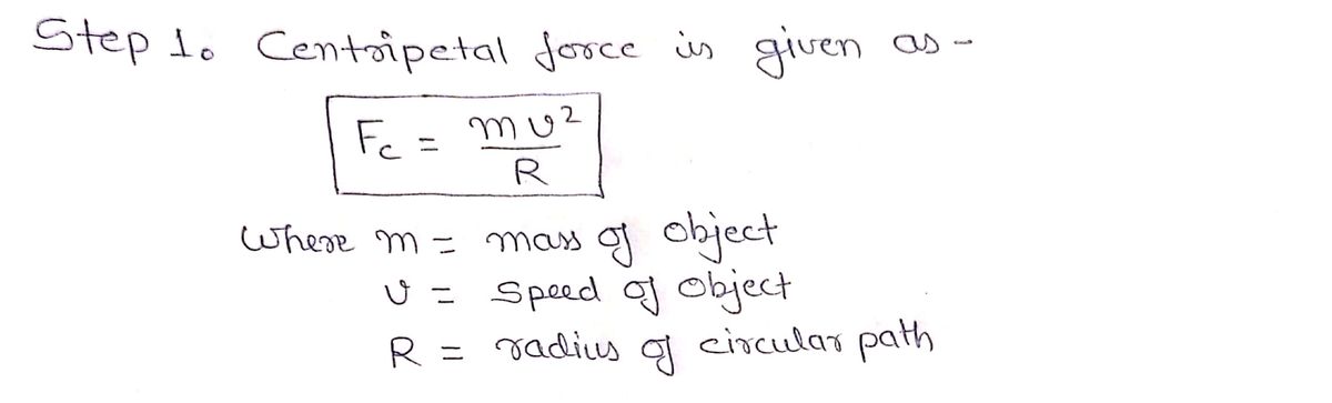 Physics homework question answer, step 1, image 1